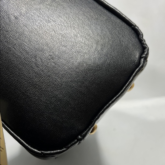 Valentino Orlandi Black Quilted Satchel - Picture 4 of 9